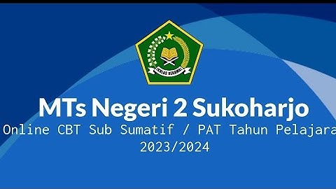 Tutorial Menggunakan Aplikasi CBT