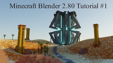 Minecraft Blender Render Tutorial 2.8 ; How to Render your Minecraft Builds (transfer)[#1]