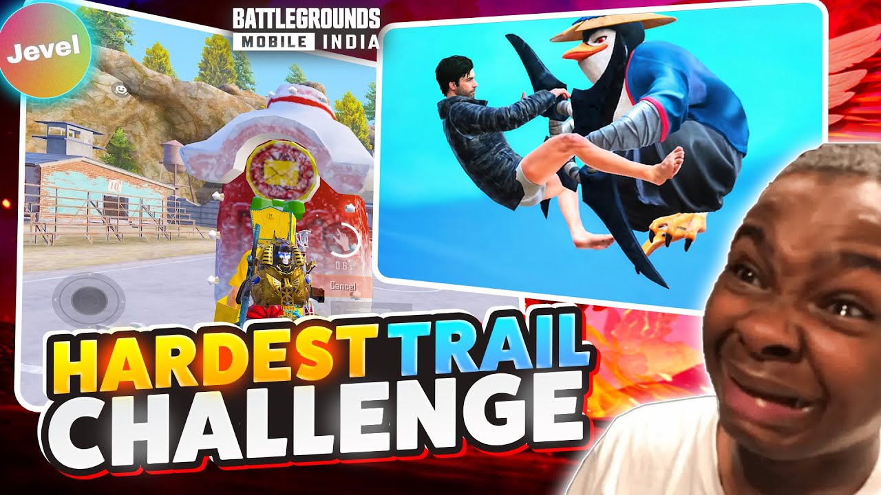 BGMI NEW TRIAL CHALLENGE | JEVEL FUNNY COMMENTARY | RANK PUSH |