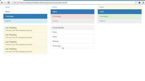 023 Bootstrap List Group Collapsible