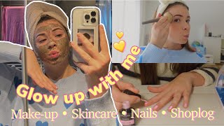 GLOW UP MET MIJ! Skincare, make-up, nagels, shoplog, haar…🤍