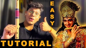 KRISHNA FLUTE TUTORIAL | MAHABHARAT | FLUTE LESSON | FLUTE NOTATIONS | FLUTE NOTES | BEGINNERS