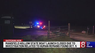 Mansfield boat launch closed Monday for investigation