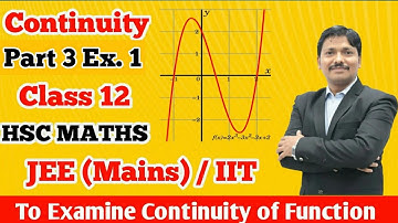 Continuity Part 3 Ex. 1 Class 12 Maths | Jee Mains, MHT-CET | Dinesh Sir