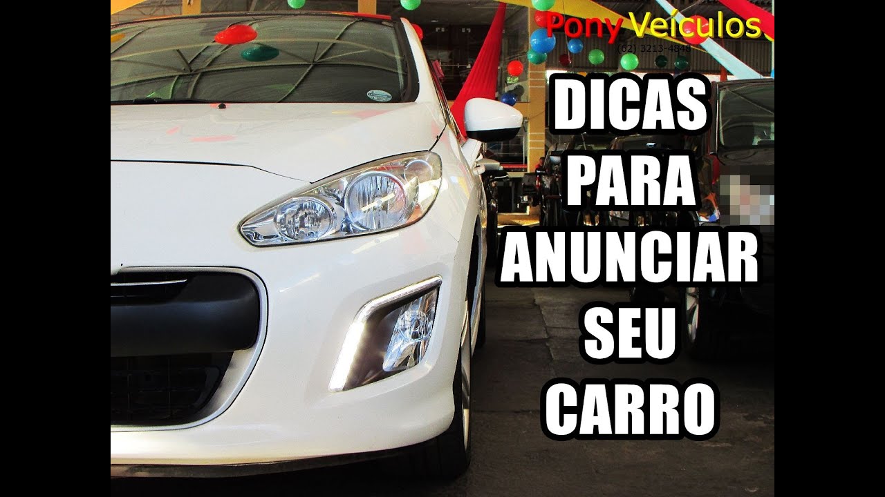 Algumas dicas para anunciar o seu carro.