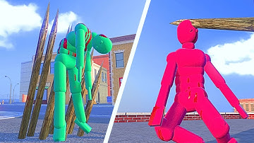 Euphoria Ragdoll Physics: Fall Damage Comp #5