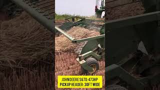 John Deere S670 DEVOURING Wheat! Dust & Straw ASMR