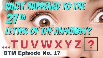 What Happened to the 27th Letter of the English Alphabet? | Introduction of the Typewriter: E17/R14