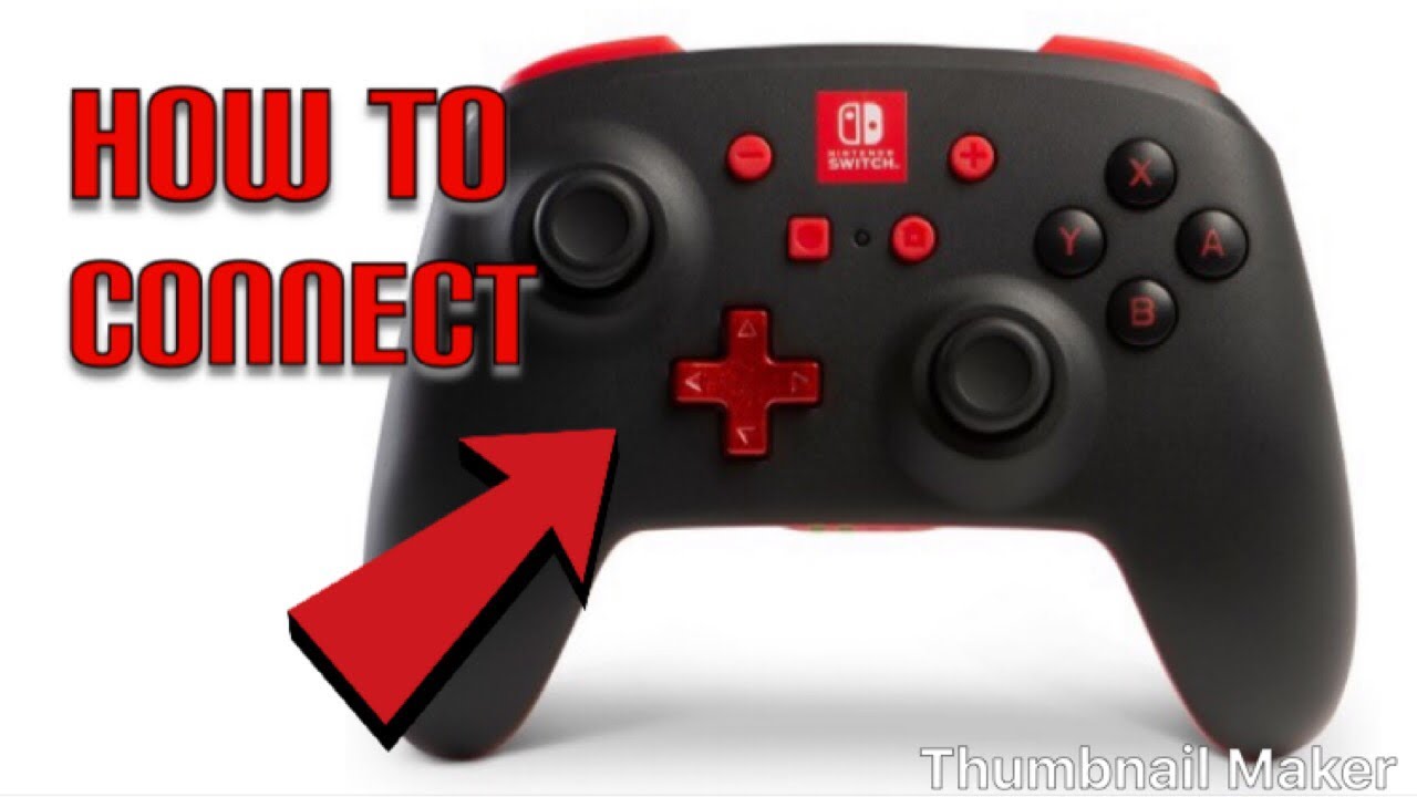 How to connect a wireless controller to a Nintendo Switch - YouTube