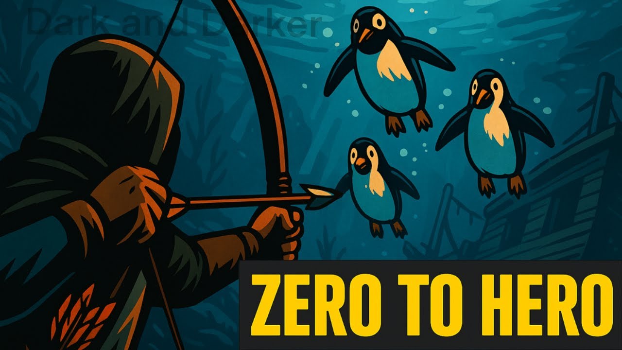 Началось с лука, закончилось избиением пингвинов | Dark and Darker