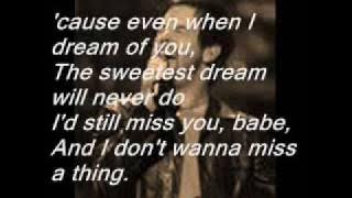 David Cook- I Don't Wanna Miss a Thing(Studio Version)WITH LYRICS!!
