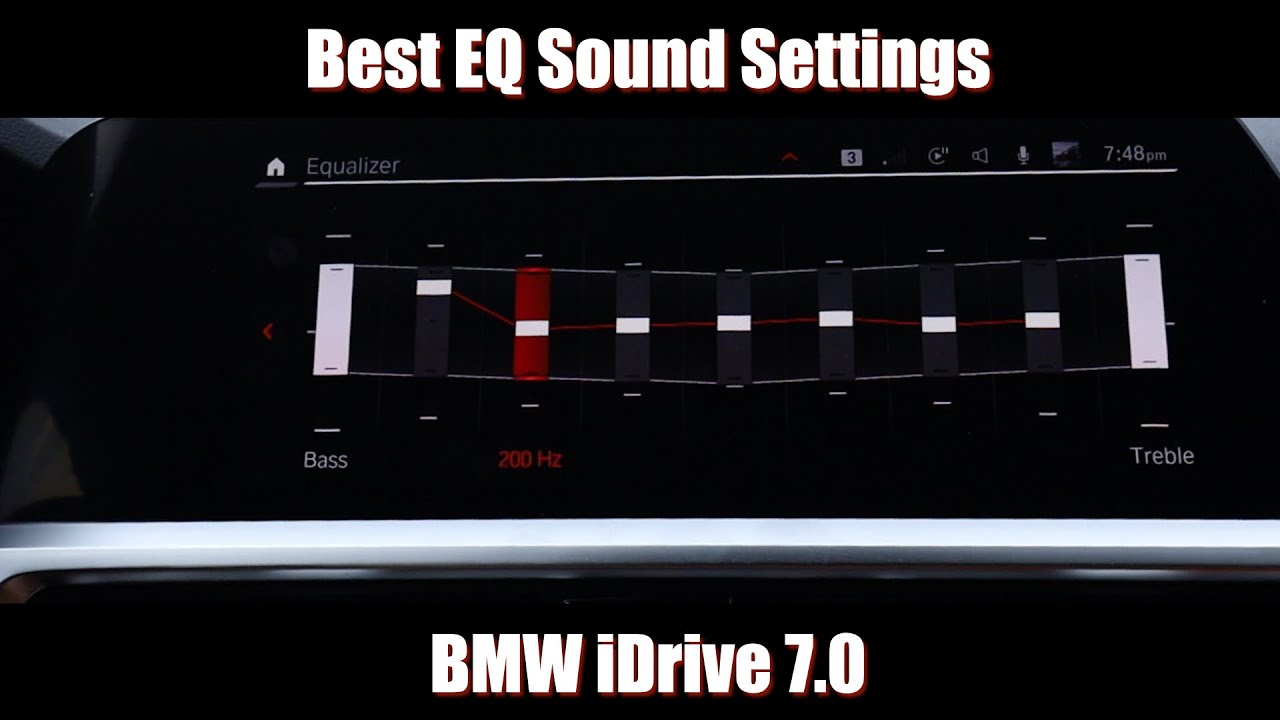 Best Settings for BMW iDrive / Harman Kardon - YouTube