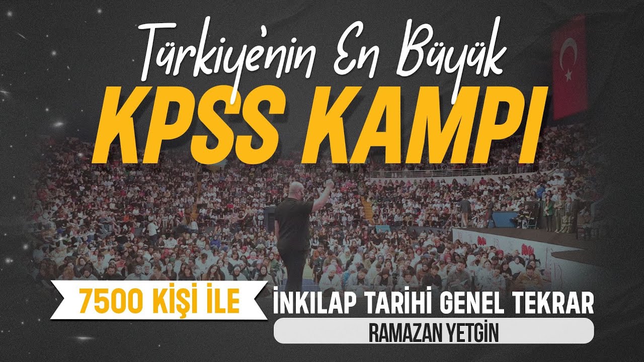 KPSS İnkılap Tarihi Genel Tekrarı - Ramazan YETGİN