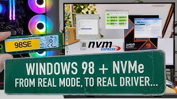 Windows 98 Just Got a Native NVMe Driver… Seriously