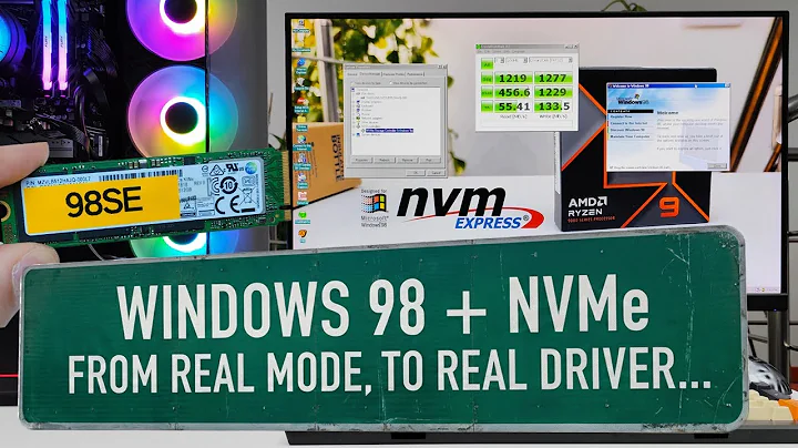 Windows 98 Just Got a Native NVMe Driver… Seriously