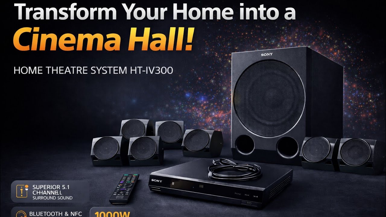 Sony Ht-Iv300 | The Real Cinematic Surround Sound 🔥 Best