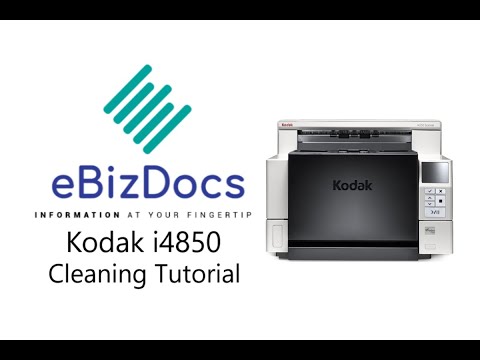 Cleaning your Kodak i4850 Scanner