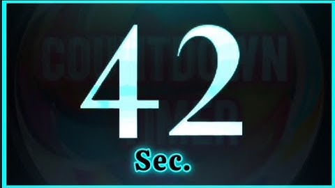 42 Seconds Timer with ticking Sound effects🎶 #shortvideo #video #ytviral #viralvideo #trending