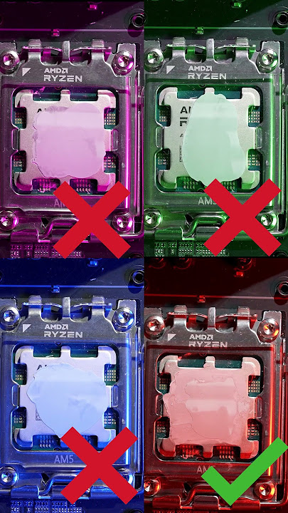 How to apply Thermal Paste and Liquid Metal #shorts #howto