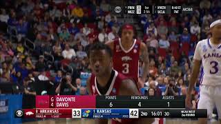 Davonte Davis vs KU 25 PTS   ROUND 32     3.18.23