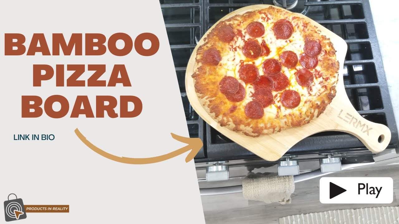 Upgrade Your Pizza Game with the Best Premium Bamboo Pizza Spatula Paddle Cutting Board Review
