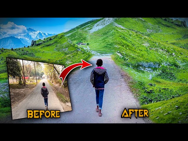 Kinemaster VFX Editing Tutorial | Matte Painting Editing on Mobile class=