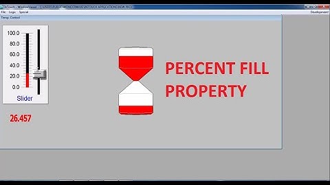 PERCENT FILL PROPERTY IN INTOUCH SCADA SOFTWARE TUTORIAL PART:4