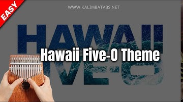🕵️ Hawaii Five-0 Theme Song Kalimba Tutorial + Tabs