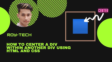 How to center a div within another div using HTML and CSS