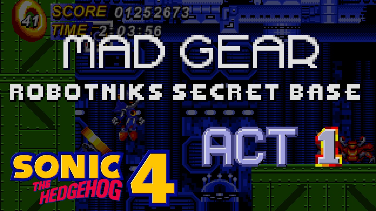 Sonic The Hedgehog 4 - Mad Gear Zone Act 1 (SEGA 32X Remix)