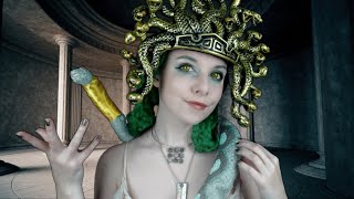 Medusa Cleans And Dusts You Youre A Statue Asmr Soft Spoken British, Face Brushing