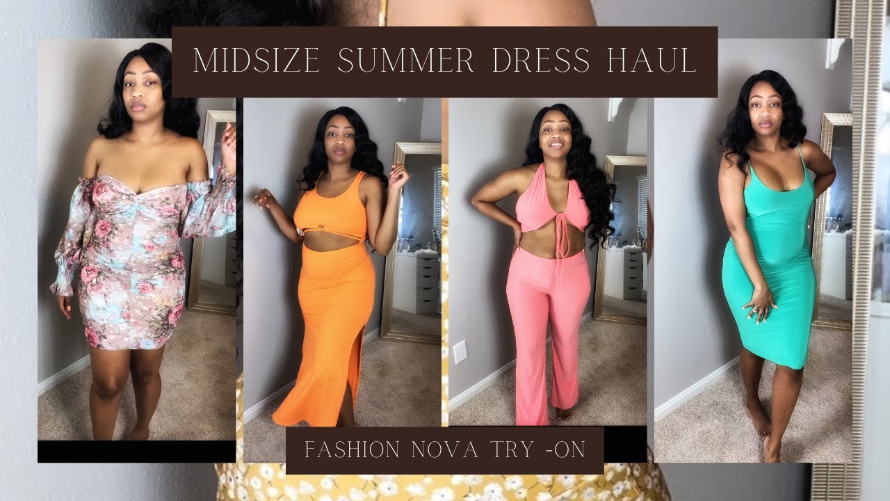 MIDSIZE SUMMER DRESS TRY-ON | FASHION 