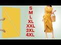 Very Easy 💥Must-Have Wrap Dress Pattern 2025 | DIY Fashion for Every Size!