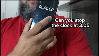Try to Stop the Clock at 3.05 ⏱️