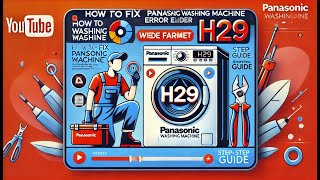 Troubleshooting Panasonic Washing Machine Error Code H29