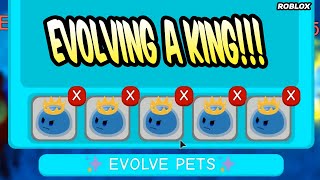 Roblox Lawn Mower Simulator | Evolving a KING pet