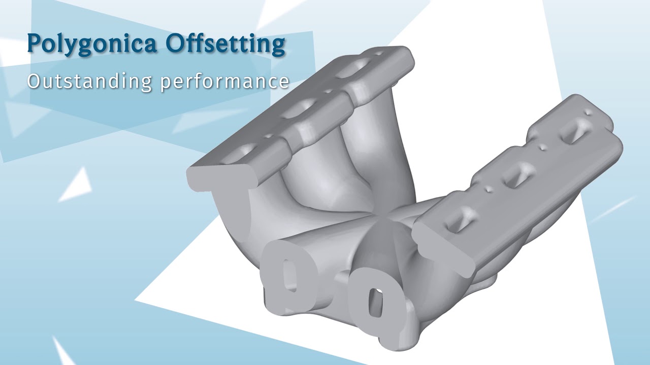 Polygon mesh offsetting in Polygonica