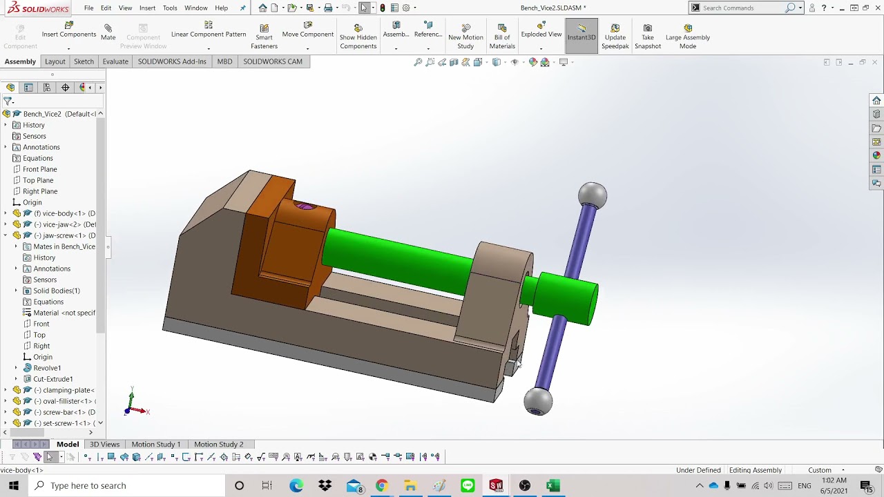 Animator Solidworks Youtube | Animation using Mate Controller – Leo Löwchen