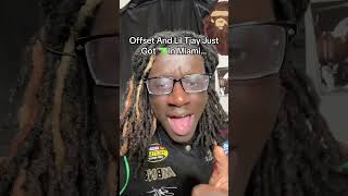 OFFSET AND LIL TJAY,  SHOT IN MIAMI 😱🔫💔 #comedy  #funnymemes #relatableshorts