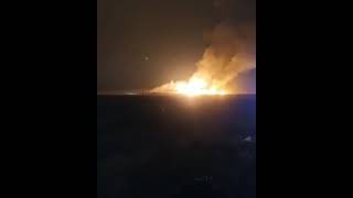 Взрывы в Таразе. Взрываются снаряды военской части