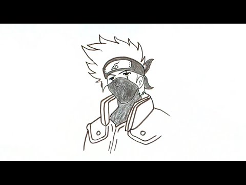 How to Draw Kakashi Hatake from Naruto