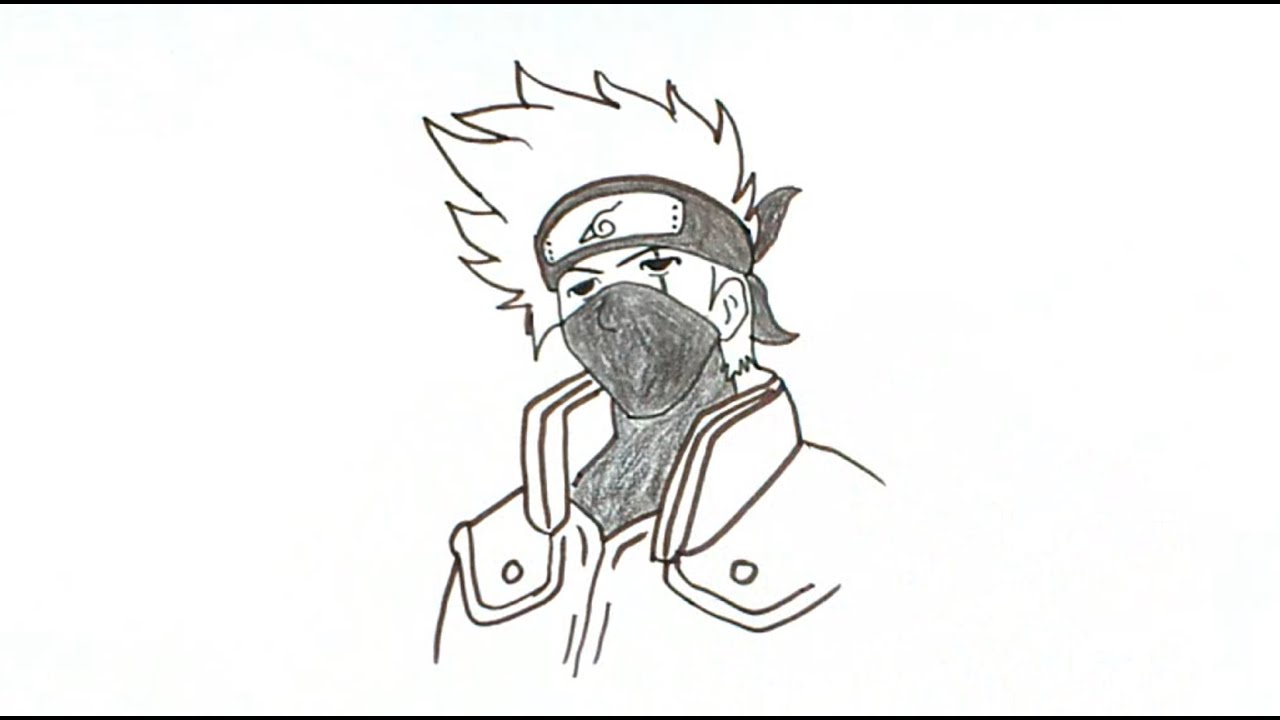  How to Draw  Kakashi  Hatake  from Naruto  YouTube