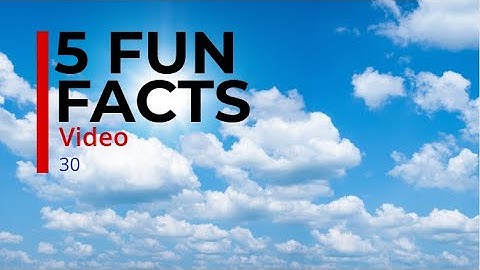 Five Fun Facts! Video 30 🛝🌍✈️🍫🗺️