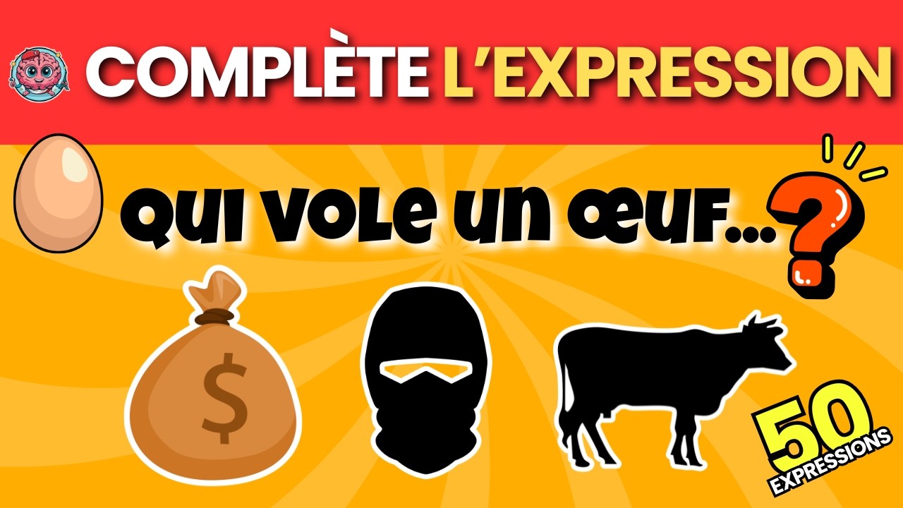 QUIZ : Ton niveau de Français est-il aussi bon que tu le penses ?  🇫🇷 🧠 - 50 Expressions