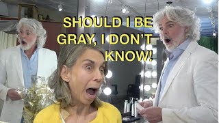Should I Keep My Gray Hair A MAKEOVERGUY® Power of Pretty® Transformation
