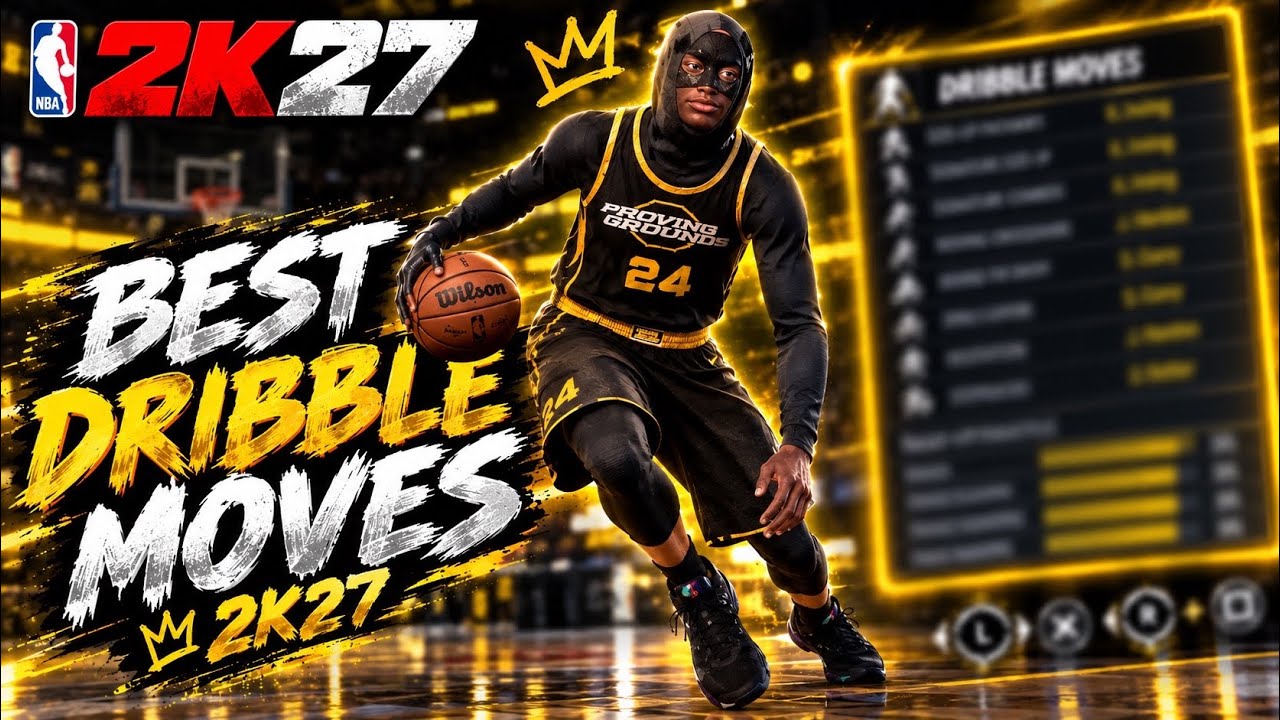 NEW* BEST 86+ BALL HANDLE DRIBBLE MOVES NBA 2K27 (6'5-6'8) - YouTube