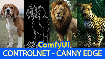 ComfyUI Basic - ControlNet Canny Edge (ComfyUI آموزش)