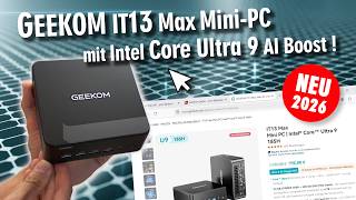 GEEKOM IT13 Max Mini-PC - Intel Core Ultra 9 zum besten Preis als lokale KI-Zentrale