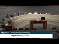 September 30 2024 Bloomington City Council Meeting September 30 2024 Bloomington City Council Meeting