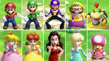 Super Mario Party Jamboree TV - All Character Rally Space Animations